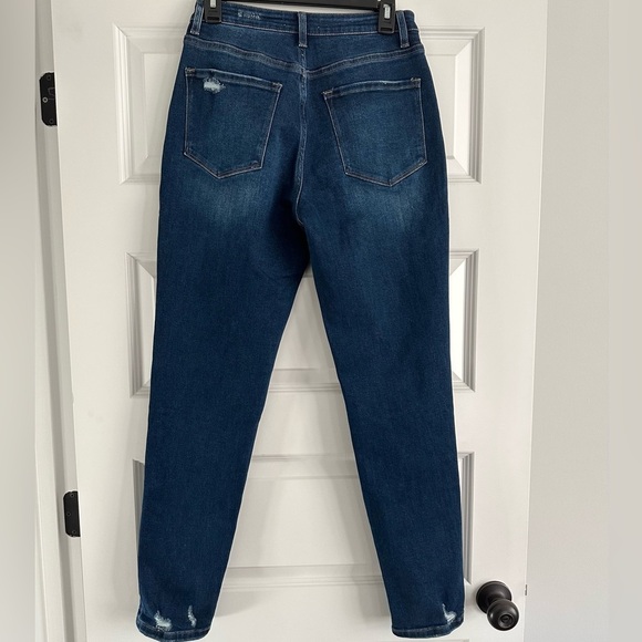 Vervet Modern Love - Distressed Roll Up Stretch Mom Jean - Picture 3 of 8